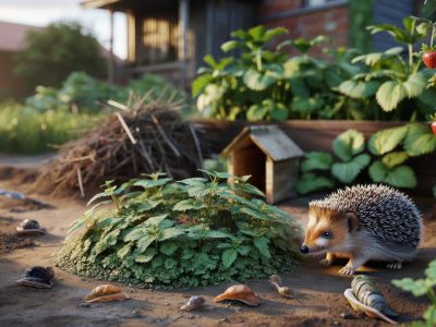 Diese „Unkraut-Ecke“ lockt Igel an und stoppt die Schneckenplage