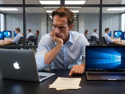 „Eine Tortur“: Er lehnt Top-Gehalt ab, weil die Firma ihn zu Windows 11 statt Mac zwingt
