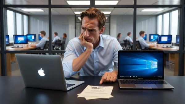 „Eine Tortur“: Er lehnt Top-Gehalt ab, weil die Firma ihn zu Windows 11 statt Mac zwingt