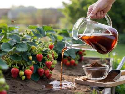 Geheimes Küchen-Zutat: So bekommen Erdbeeren im Frühling XXL-Früchte