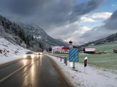 Nordströmung bringt Bayern zurück in den Winter: Bis zu 30 Zentimeter Schnee