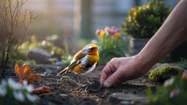 Rotkehlchen im Garten: Was seine Nähe wirklich bedeutet