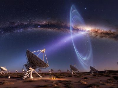 Südafrikanisches Teleskop fängt rekordstarkes Funksignal aus dem frühen All ein