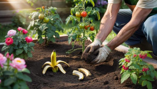 Warum clevere Hobbygärtner Bananen im Boden vergraben – und was es bringt