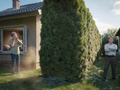 Wenn die Hecke den Nachbarn krank macht: Das droht Grundstücksbesitzern